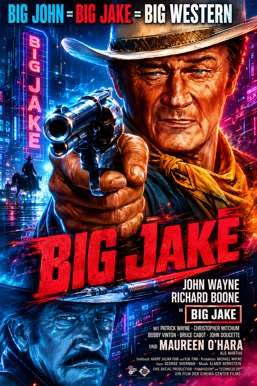 Grande Jake versão futuristic cyber