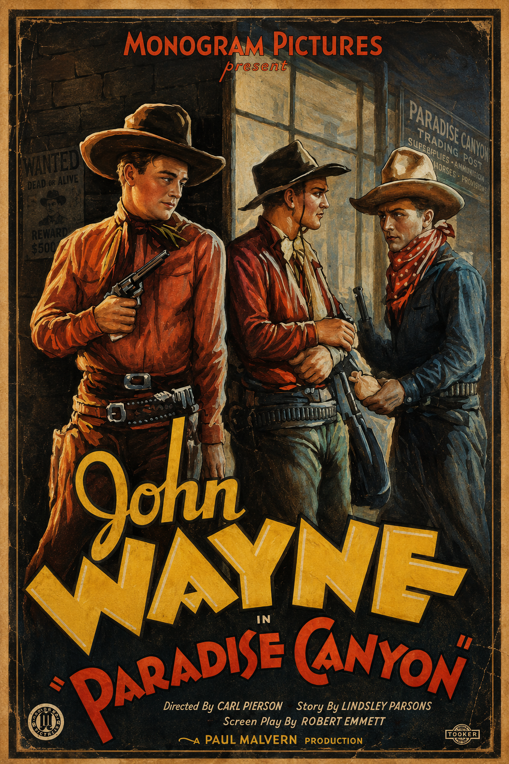 John Wayne em Paradise Canyon versão classic cinema