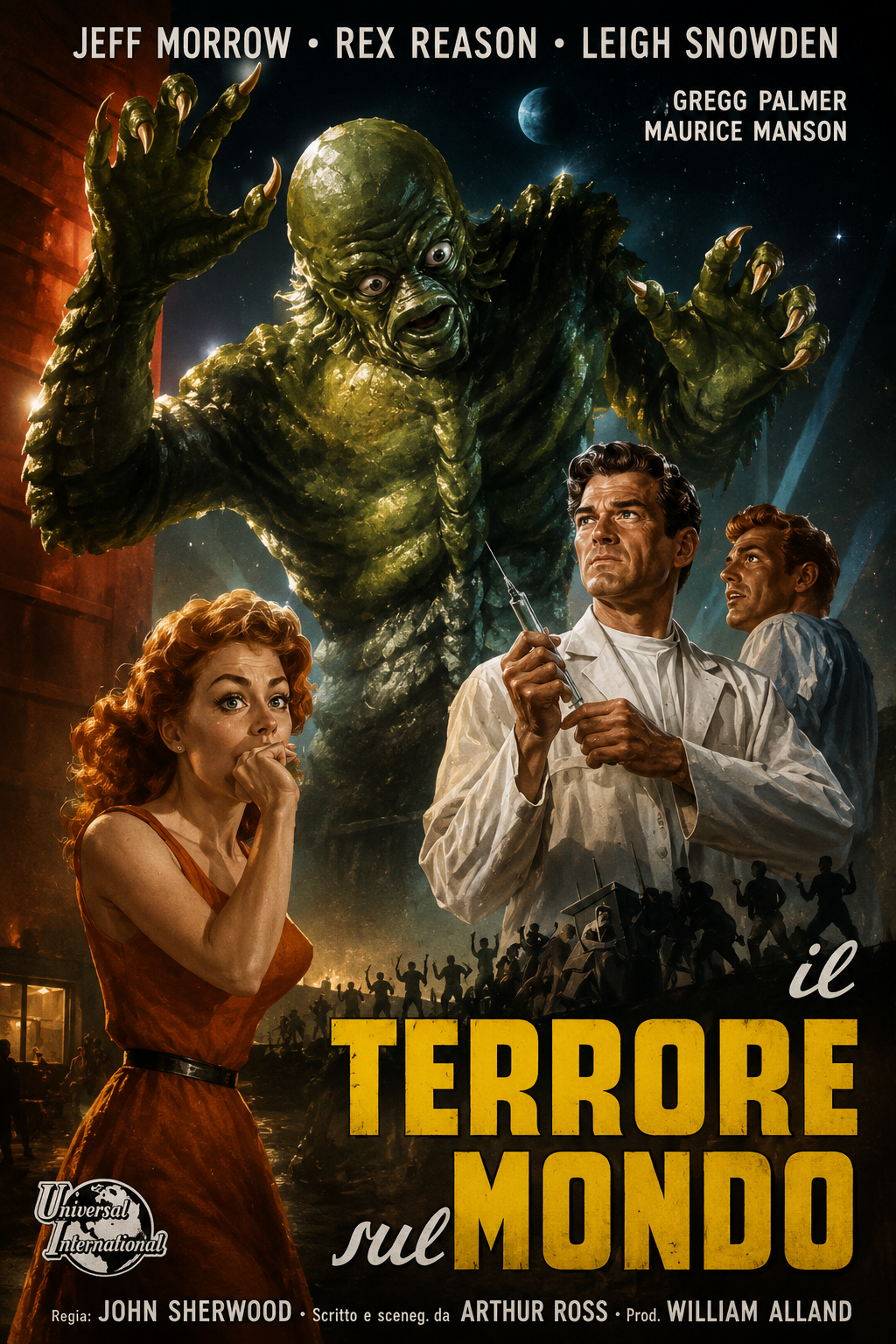 O Terror sobre o Mundo versão hyper realistic