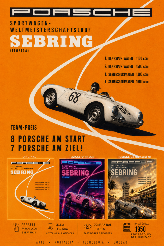PORSCHE Sportwagen-Weltmeisterschaftslauf Sebring (Florida)